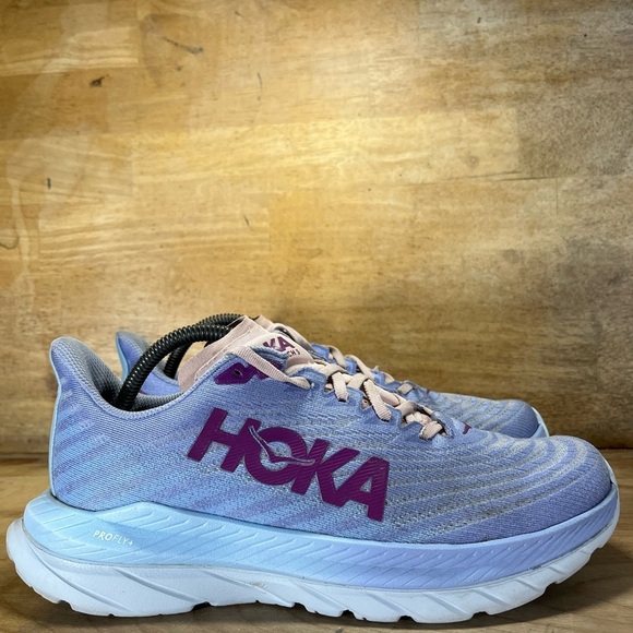 Hoka One One Mach 5 LIGHTWEIGHT Wmns Sz 10 Running Shoes Sneakers Baby Lavender - Picture 1 of 12